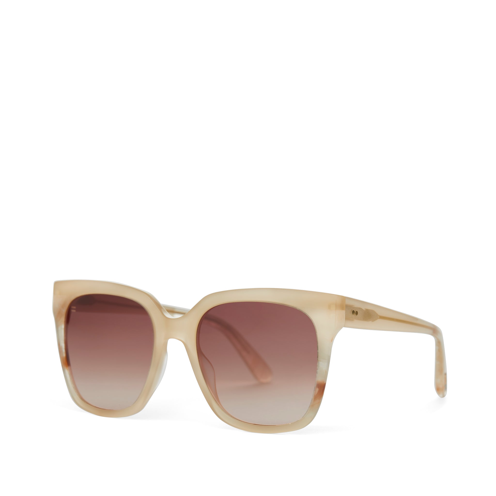 Natasha Oatmilk Latte Handcrafted Sunglasses - Image 4