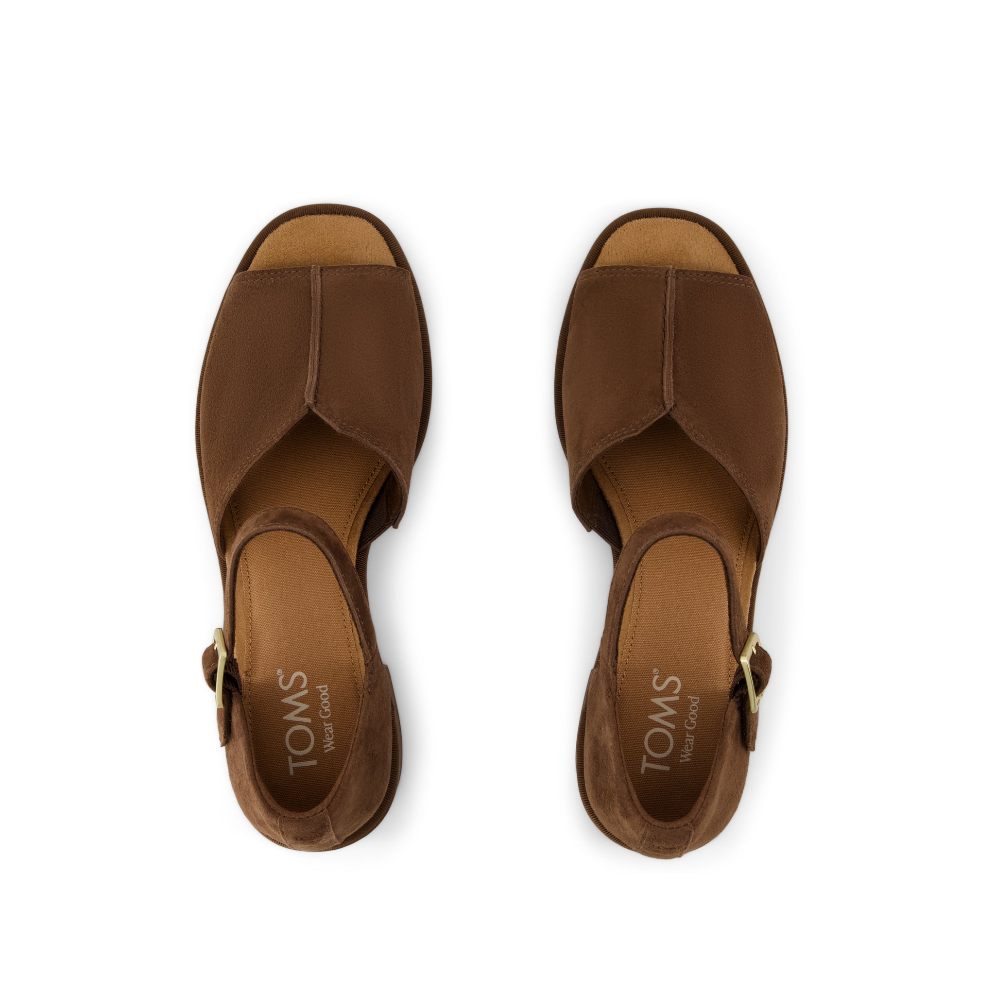 Womens Ines Heel Hot Cocoa Kid Suede - Image 6