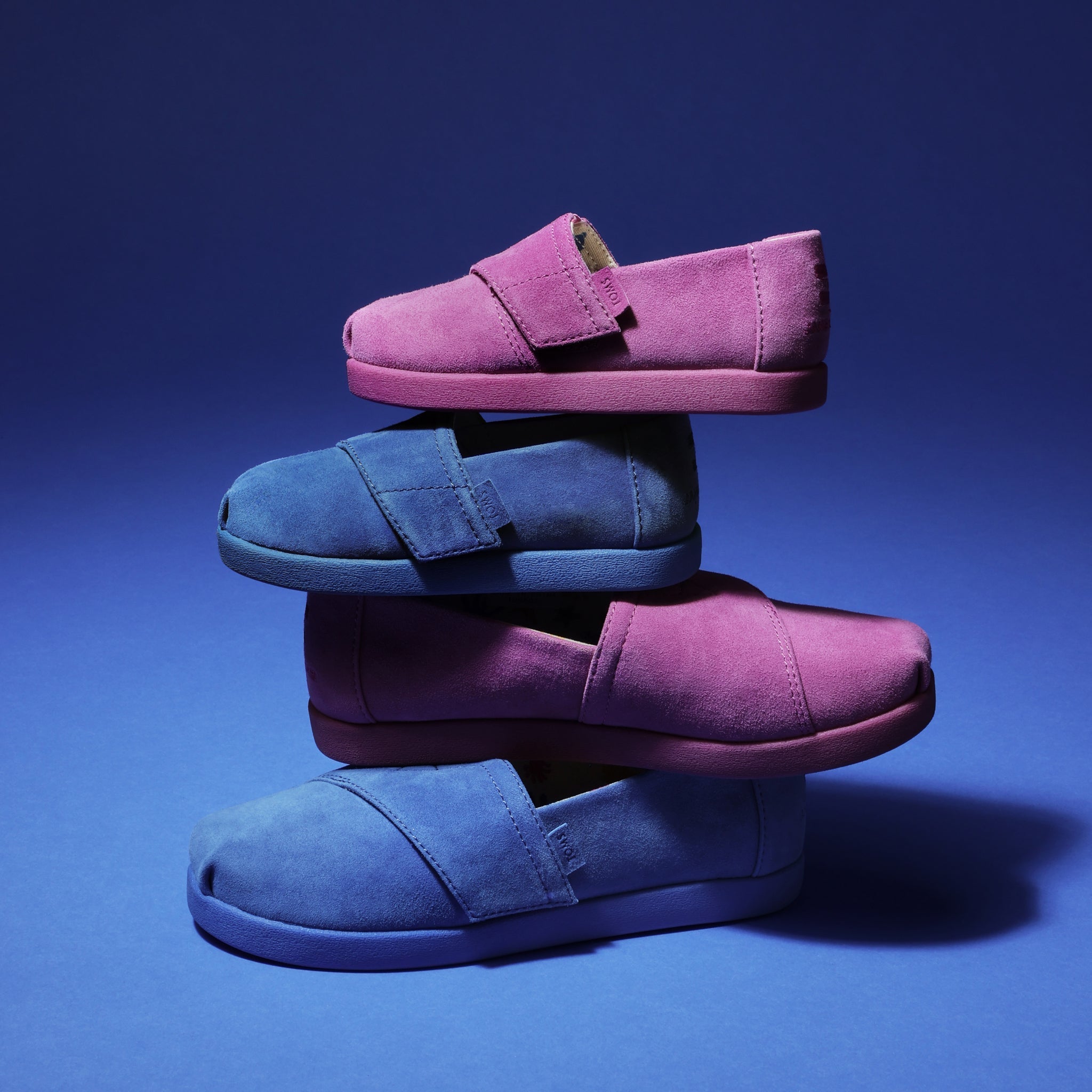 TOMS x Jamie Mizrahi Alpargata Classic Pink Suede Toddler Shoe - Image 2